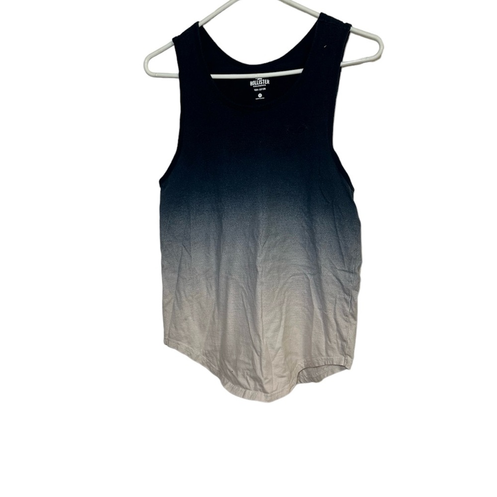 Men’s Hollister Navy and White Tank Size XS